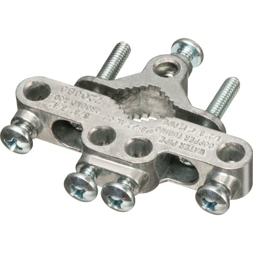 Arlington Industries 1/2-in to 1-in Grounding Bridge Clamp, Zinc