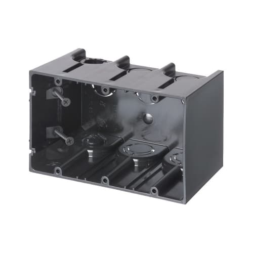 Arlington Industries 3-Gang One-Box Outlet Box, Vertical