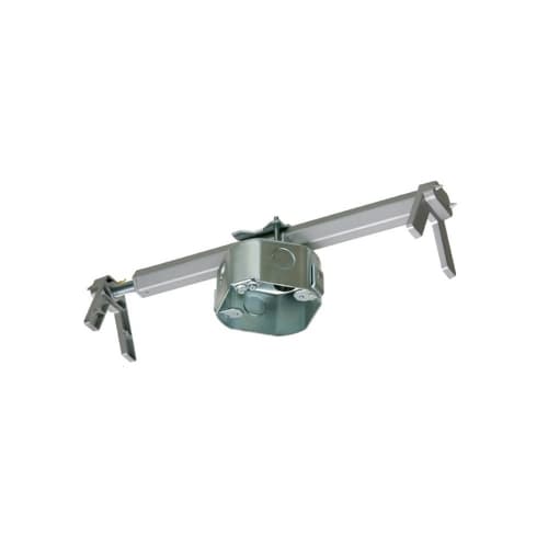 Arlington Industries Fan & Fixture Box w/ Adjust Bracket for Existing Construction, Steel