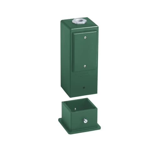 Arlington 9-in Gard-N-Post Deck/Post Mount Support for Lights, Green