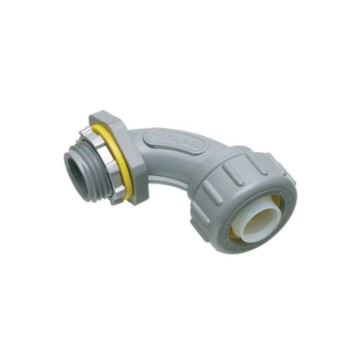 Arlington Industries 2-in Connector, Non-Metallic, 90 Degree, Gray