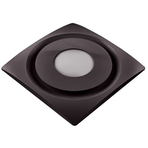 Aero Pure 33W Slim Fit Bathroom Ceiling & Wall Fan w/Light, Low Profile, 90 CFM, Oil Rubbed Bronze