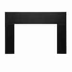 Sierra Flame 28-in Standard 3-Sided Surround for Abbot Fireplace, Black