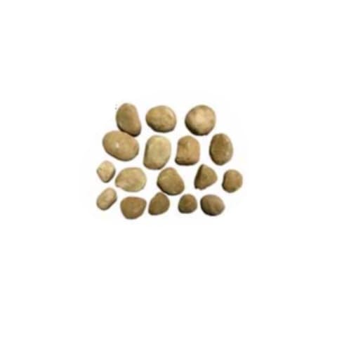 Sierra Flame 17-Piece Ceramic Stone Kit, Beige