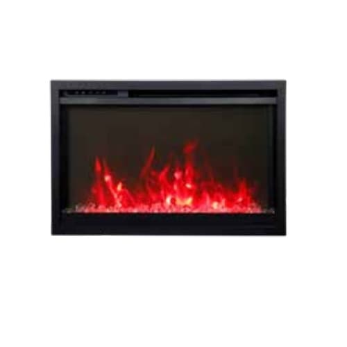 Amantii 33-in Xtraslim Electric Fireplace Insert w/ Remote & WiFi