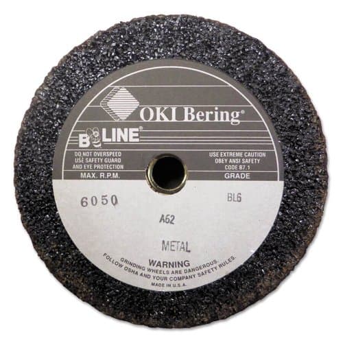 Bee Line Abrasives Resin Bonded Abrasives Without Safety Back, 6'', 5/8-11 Arbor, Aluminum Oxide