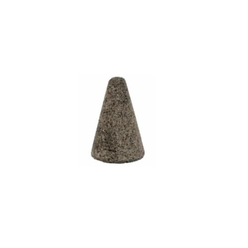 Bee Line Abrasives 3-in Cone Grinding Tip, 24 Grit, Aluminum Oxide, Resin Bond