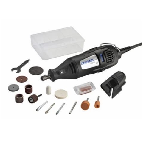 Dremel Dual Speed Rotary Tool Kit, 0.9A, 120V