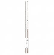 16-ft Telescoping Rod, Feet/10ths/100ths, Aluminum