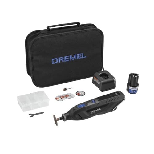 Dremel 8260 Series Cordless Brushless Smart Rotary Tool Kit w/ Case, 12V