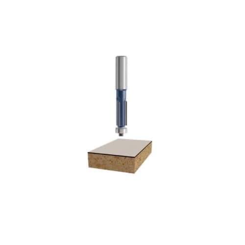 Bosch 1/2-in x 1-in Flush Trim Bit, Carbide Tipped, 3-Flute