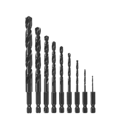 Bosch 9 pc. Impact Tough Drill Bit Set, Black Oxide