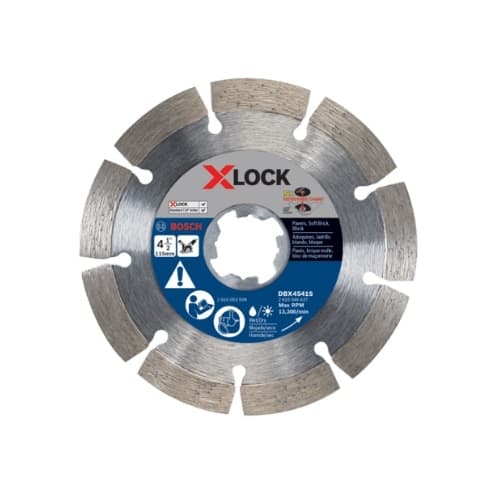 Bosch 4-1/2-in X-LOCK Diamond Blade, Segmented Rim