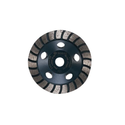 Bosch 4-in Diamond Cup Wheel, Turbo Row