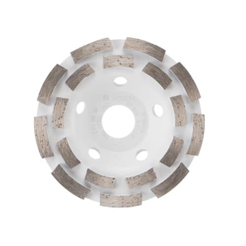 Bosch 4-1/2-in Diamond Cup Wheel, Segmented, Double Row, Concrete/Masonry