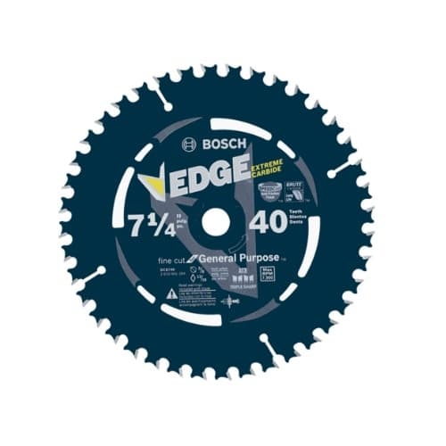 Bosch 7-1/4-in Edge Circular Saw Blade, Fine Finish, 40 Tooth, Bulk