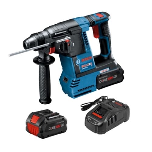 Bosch 1-in SDS-plus Compact Rotary Hammer w/ Performance Batteries, 18V