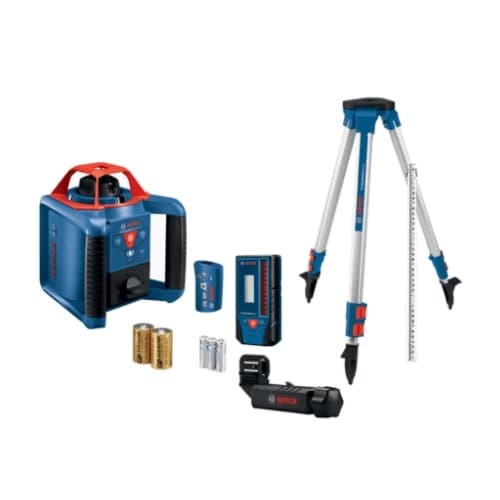 Bosch Self-Leveling Rotary Laser Kit, 1,000-ft Max