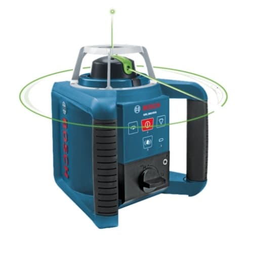 Bosch Self-Leveling Rotary Laser w/ Green Beam, 650-ft Max