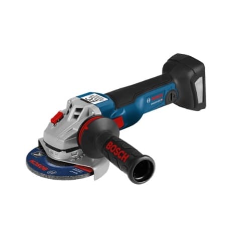 Bosch 4-1/2-in Brushless Angle Grinder, Connected Ready, 18V