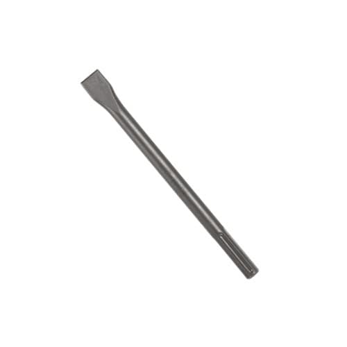 Bosch 1-in x 12-in Chisel, Flat, Round Hex/Spline Shank, Bulk