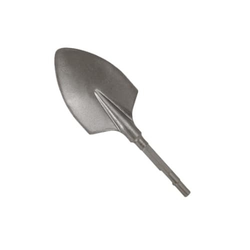 Bosch 4-1/2-in x 16-in Pointed Spade, Round Hex/Spline Shank