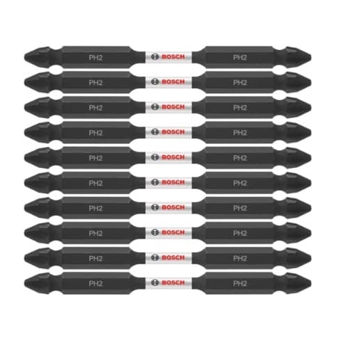 Bosch 3-1/2-in Impact Tough Double-Ended Bits, P2, 10 Pack