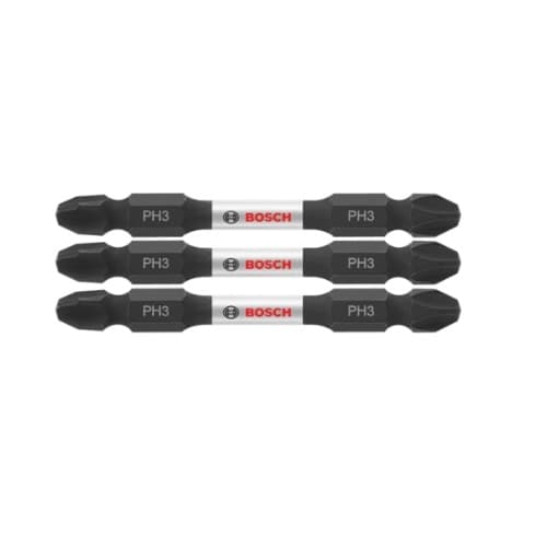 Bosch 2-1/2-in Impact Tough Double-Ended Bits, P3, 3 Pack