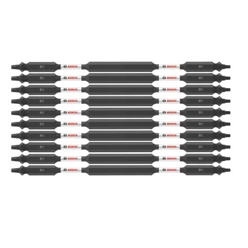 Bosch 6-in Impact Tough Double-Ended Bit, R1, 10 Pack