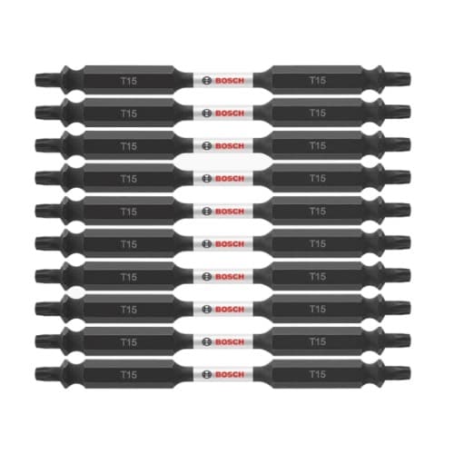 Bosch 3-1/2-in Impact Tough Double-Ended Bit, T15, 10 Pack