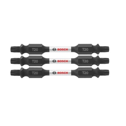 Bosch 2-1/2-in Impact Tough Double-Ended Bit, T20, 3 Pack