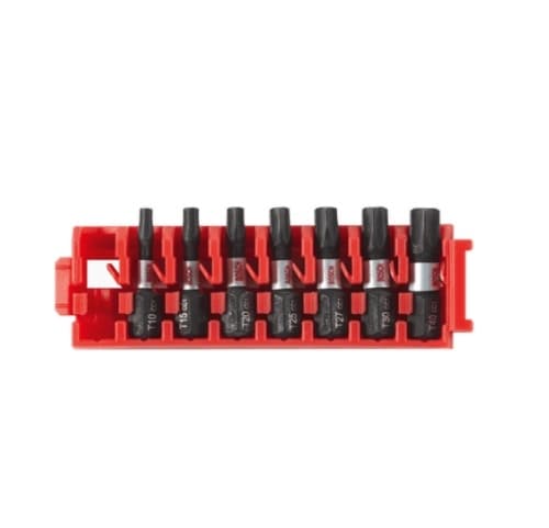 Bosch 1-in Driven Impact Torx Insert Bits w/ Clip, 7 Piece Set