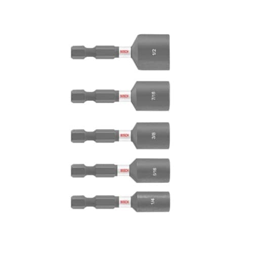 Bosch 5 pc. Impact Tough Nutsetter Set, 1-7/8-in Length