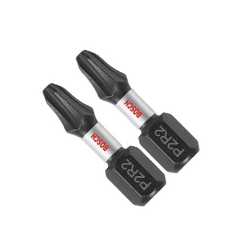 Bosch 1-in Impact Tough Insert Bit, Combo, P2R2, 2 Pack