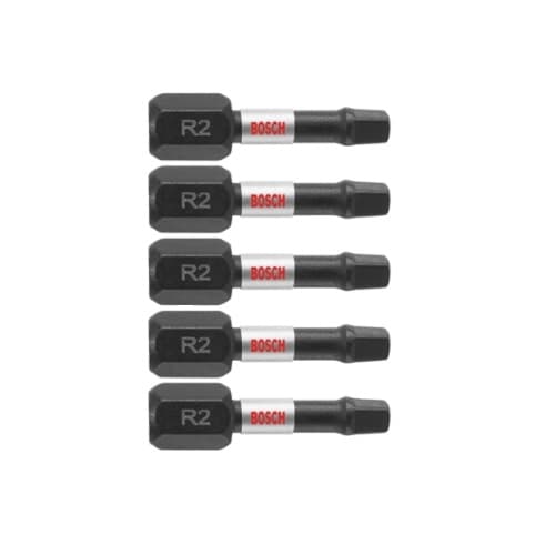 Bosch 1-in Impact Tough Insert Bit, R2, 5 Pack