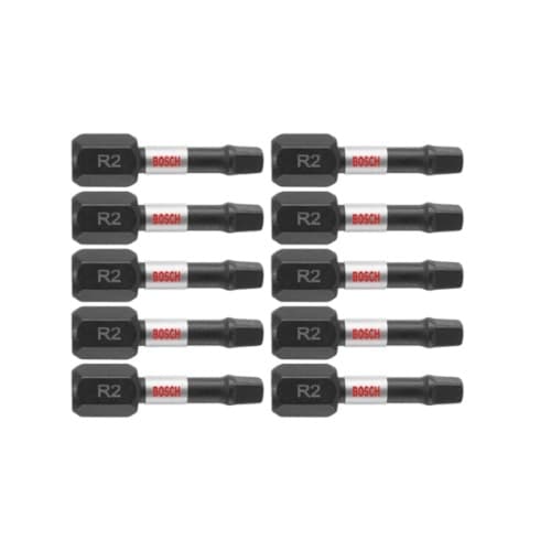 Bosch 1-in Impact Tough Insert Bit, R2, 10 Pack