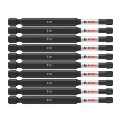 Bosch 3-1/2-in Impact Tough Power Bit, T30, 10 Pack