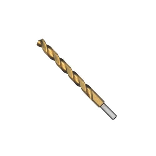 Bosch 1/2-in x 6-in Jobber Drill Bit, Titanium, Bulk