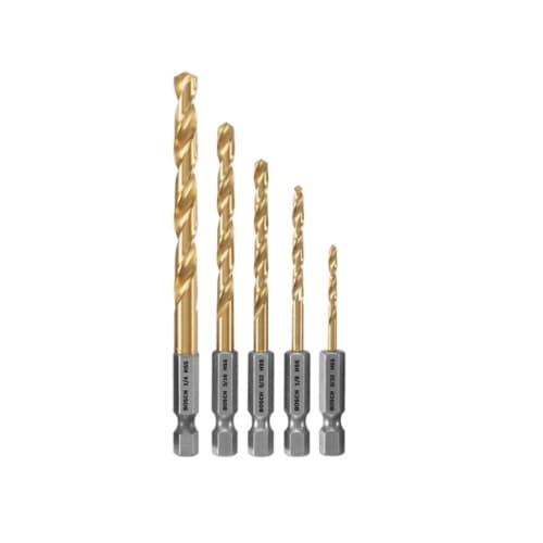 Bosch 5 pc. Impact Tough Drill Bit Set, Titanium