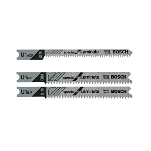 Bosch 3 pc. Jig Saw Blade Set, U-Shank, Laminate Flooring