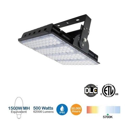 NovaLux 500W Linear LED High Bay, 2000W MH Replacement, 62500 Lumens