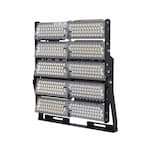 NovaLux 1200W Horizontal LED High Mast Stadium Sport Light, 186000 lm, 100V-277V, 5000K