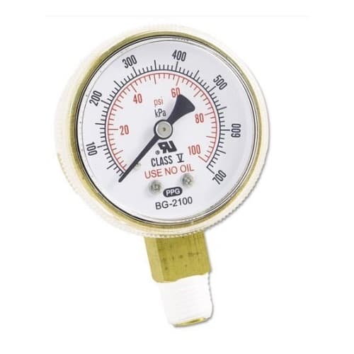 Best Welds 30 PSI Replacement Gauge, 2.5-in Diameter