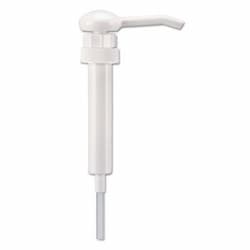 Boardwalk Econo 1 Oz Dispensing Pump, 38mm Cap, 10 3/4" Long Tube, For 1gal Bottles, White