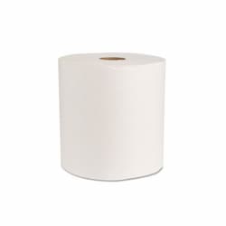 Boardwalk Green Seal Certified White Towel Roll, 800-ft.