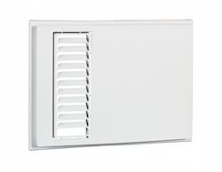 Cadet Apex72 Wall Heater Louvered Metal Grill Only, White