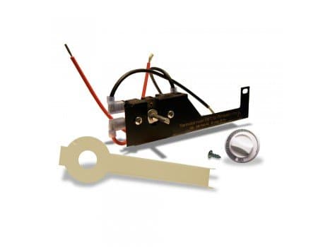 Cadet Built-In, Double-Pole Thermostat Kit for Register Wall Heater, Almond