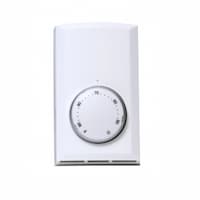 Line Voltage Double Pole Wall Mount Thermostat, White