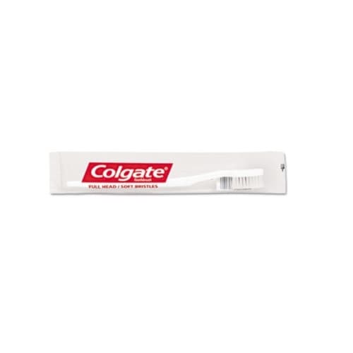 Colgate Colgate White Full-Size Head Soft End-Rounded Bristles Toothbrush