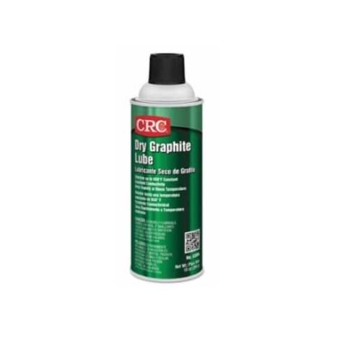 CRC 16oz Dry Graphite Lube, Aerosol Can, Black